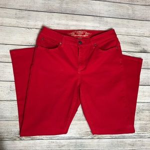 Red Denim Jeans